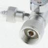 Aquarium Tank Co2 Regulator Emitter System Accurate Easy Adjust Flow Meter