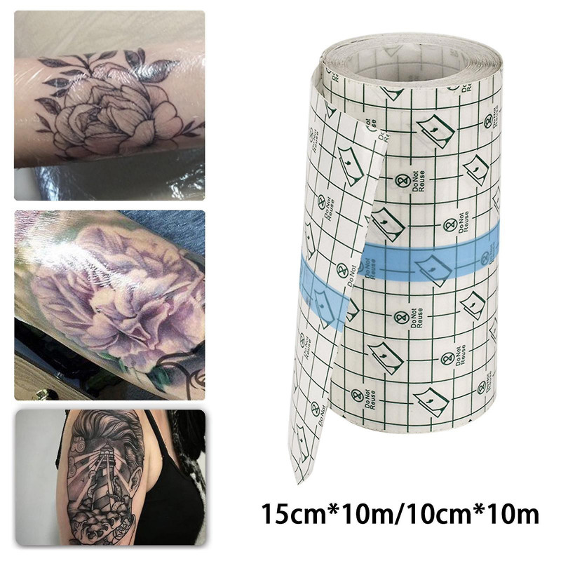 Tattoo Aftercare Bandages Roll Tattoo Wrap Bandage Tattoo Supplies Clear Length 5m