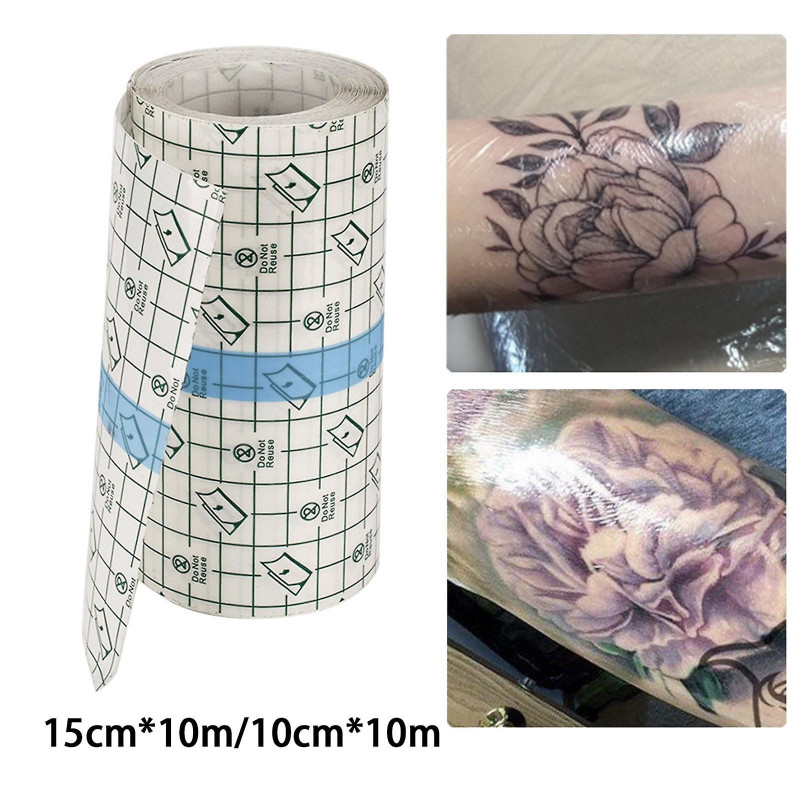 Tattoo Aftercare Bandages Roll Tattoo Wrap Bandage Tattoo Supplies Clear Length 5m