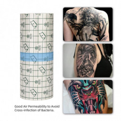 Tattoo Aftercare Bandages Roll Tattoo Wrap Bandage Tattoo Supplies Clear Length 5m