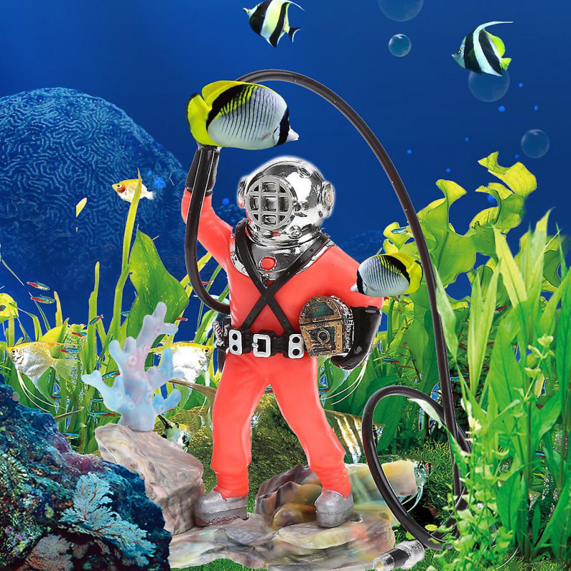 Aquarium Diver Decoration Treasure Hunter Suitable For All Kinds Of Fish Tanks