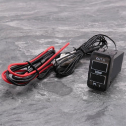 Dual Temperature Display Inside And Outside The Car Dual Temperature Sensor Compatible With Prado Prius -sx
