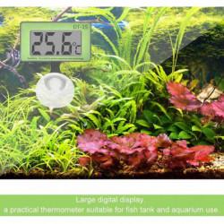 Thermomètre d’aquarium Submersible Fish Tank Température Thermomètre Lcd Digital Waterproof Thermomete