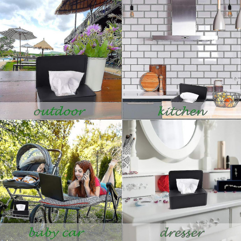 Lingettes humides Boîte de rangement Lingettes Distributeur Porte-tissu Boîte de stockage Étui