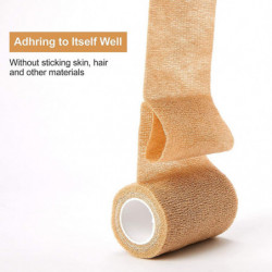 Bandages cohésifs,12 Rouleaux Bandage auto-adhésif Pet Vet Wrap Bandage de soutien élastique (beige) Bandages cohésifs,12 Rouleaux Bandage auto-adhésif Pet Vet Wrap Bandage de soutien élastique (beige)