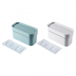 2pcs Plastic Bag Storage Box 2pcs Plastic Bag Storage Box