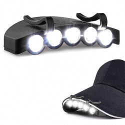 5led Clip Cap Light Hat Light Hat Light Fishing Headlight Night Fishing Light With Battery