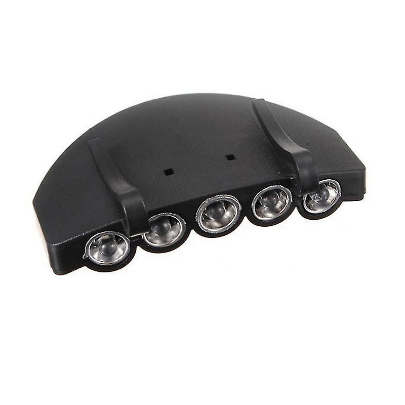 5led Clip Cap Light Hat Light Hat Light Fishing Headlight Night Fishing Light With Battery