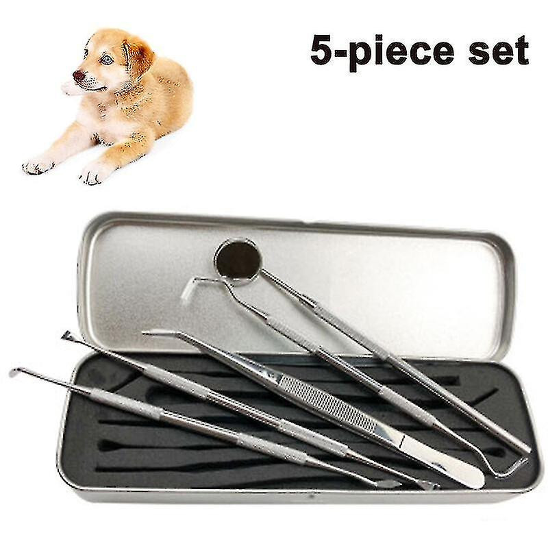 Professional Dental Tools For Dogs - Stainless Steel Tartar Remover, Scaler, And Scraper For Effective Oral Care