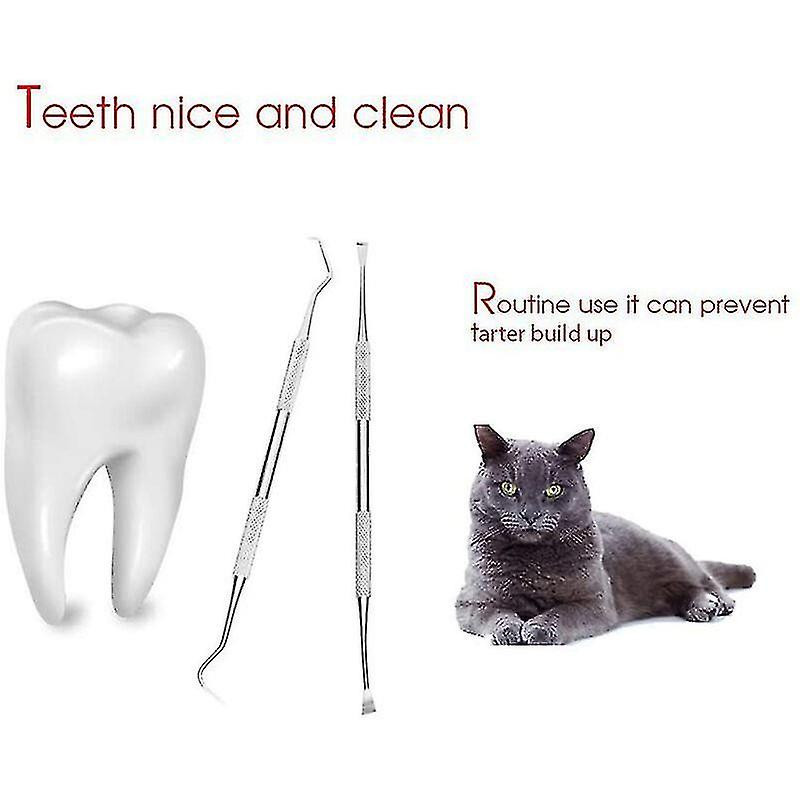 Professional Dental Tools For Dogs - Stainless Steel Tartar Remover, Scaler, And Scraper For Effective Oral Care