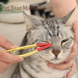 Cat Head Brush, Cat Acne Cleaner Pet Eye Comb Brush Pet Tear Stain Remover Comb Pet Tear Marks Brush, Gentle [...]