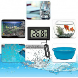 Mini Digital Lcd Thermometer Temperature With Temperature Probe Sensor Tester For Refrigerator Freezers Aquarium [...]