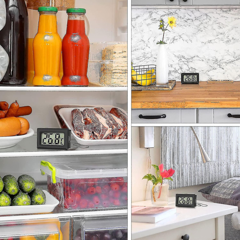 Mini Digital Lcd Thermometer Temperature With Temperature Probe Sensor Tester For Refrigerator Freezers Aquarium [...]