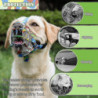 Muselière pour chien, muselière en silicone pour petits chiens de taille moyenne, muselière à cage souple pour [...]
