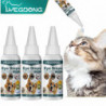 1-3X Goutte Ophtalmique pour Chat Chien Traiter Kératite Âgée Enlever Les Taches De Larmes Soulager Sécheresse [...]