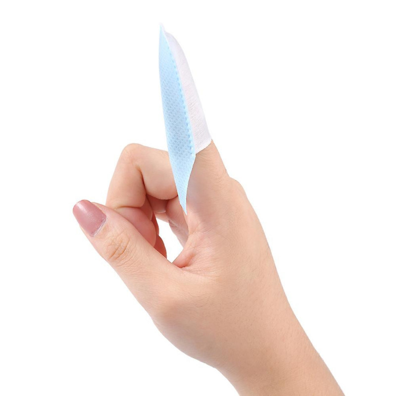 50pcs Doigt Dents Lingettes Dents Brossage Lingettes Dentaire Propre Dents Outil De Blanchiment