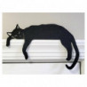 Cat Door Topper, Black Cats Door Corner Sign, Cat Mantel Decor, Cat Lover Gift, Shelf Decor, Cute Adorable Kid
