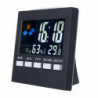 Digital Display Thermometer Humidity Clock Temperature Monitor Alarm