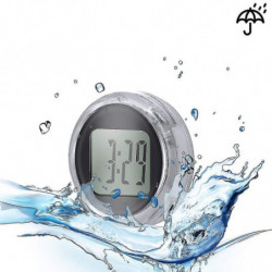 Horloge de moto de 2-pack, universal digital étanche et antichoc Stick sur horloge de moto, stick sur horloge numérique