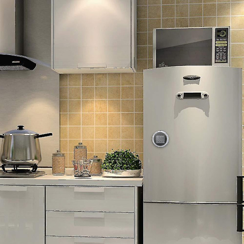 Horloge de moto de 2-pack, universal digital étanche et antichoc Stick sur horloge de moto, stick sur horloge numérique