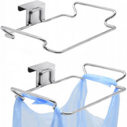Hanging Trash Bag Holder, Stainless Steel Door Back Garbage Bag Rubbish Bag Hanger For Kitchen Cupboard Cabinets [...]