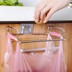 Hanging Trash Bag Holder, Stainless Steel Door Back Garbage Bag Rubbish Bag Hanger For Kitchen Cupboard Cabinets [...]