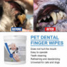Dog Dental Cleaning Wipes Disposable Pet Dental Finger Gloves Teeth Hygienes