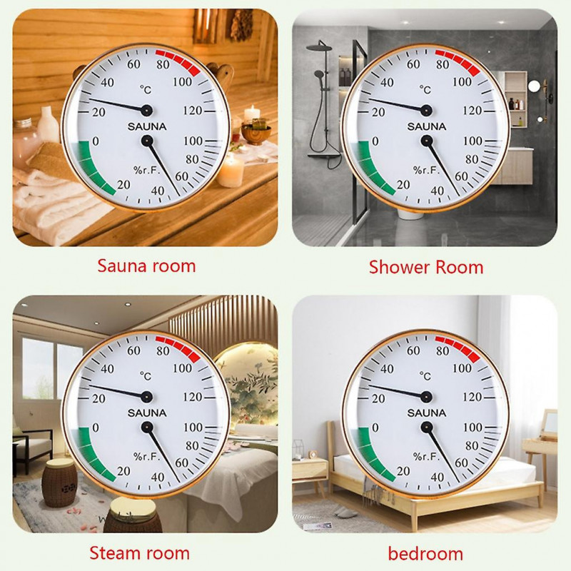 Thermomètre Hygromètre Thermomètre Mur Jardin Maison Chambre Fahrenheit Accessoires