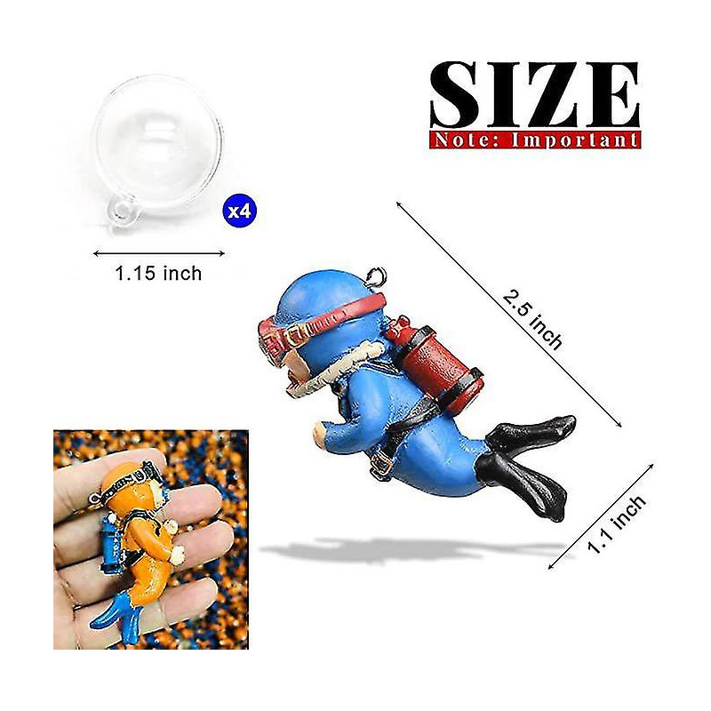 Aquarium Decorationslovely Diver Fish Tank Decorationsfloating Device Fish Tank Accessoriessuitable For All Kinds [...]