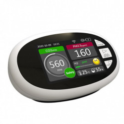 Indoor Air Quality Monitor Co2 Meter Temperature & Humidity Lcd Screen Display 400-5000ppm Used For Home Office Durable