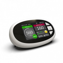 Indoor Air Quality Monitor Co2 Meter Temperature & Humidity Lcd Screen Display 400-5000ppm Used For Home Office Durable
