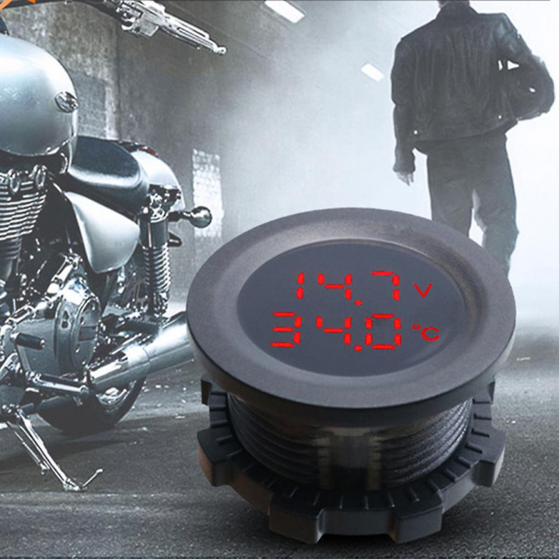 New Digital Dual Temperature Display And Modified Voltmeter Test Display Meter Digital Voltage Measurement Two-digit