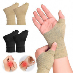 Gants de thérapie de compression Gel Rempli pouce Main Poignet Support Arthrite Gants de compression