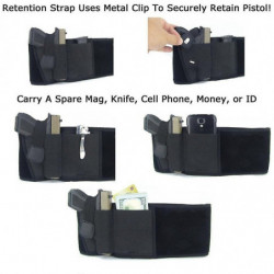 Tactical belly gun holster belt concealed carry waist band pistol holder