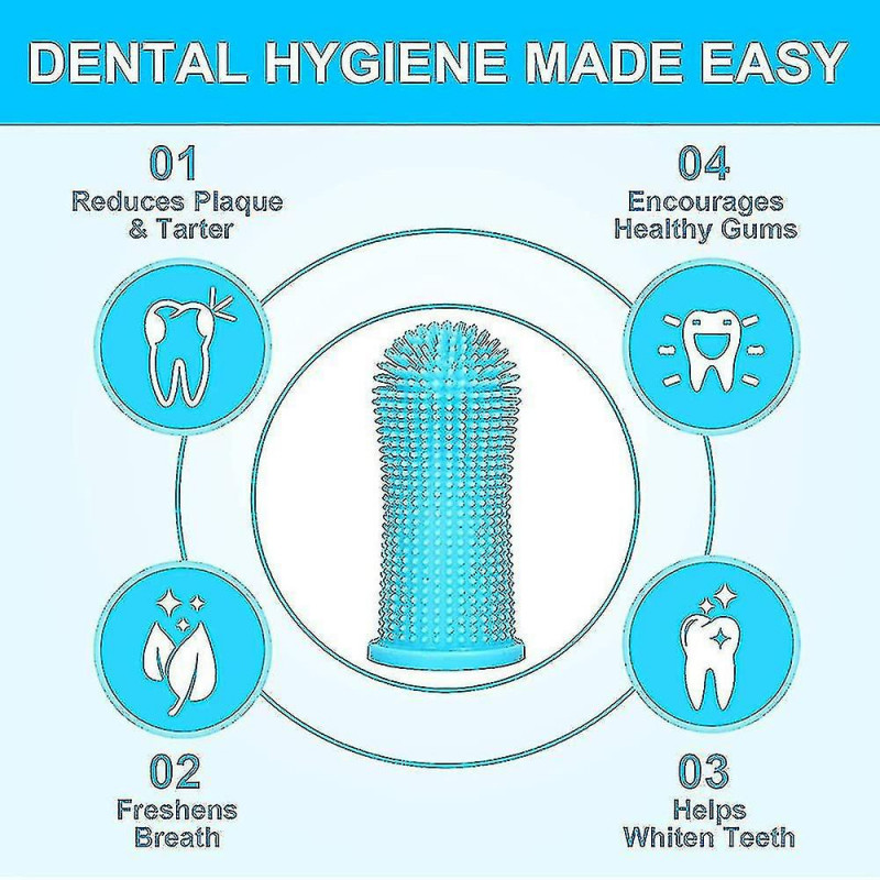Pet Toothbrush, Dog Toothbrush, Cat Toothbrush, Silicone Pet Finger Toothbrush