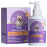 Spray nettoyant pour dents de pet Nettoyant pour dents de chien non piquant pour la santé des animaux de compagnie