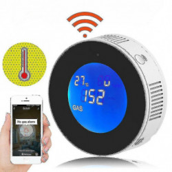 Wifi Natural Gas Leak Detector Detection Alarm Gas Detector Lcd Temperature Sensor For Smart Life NIUNIU