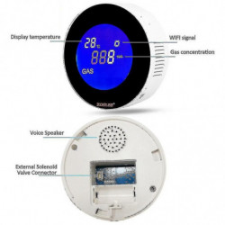 Wifi Natural Gas Leak Detector Detection Alarm Gas Detector Lcd Temperature Sensor For Smart Life NIUNIU