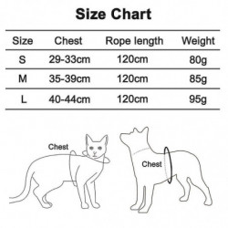 Harnais pour chien et ensemble de laisse pour promener le chat et le harnais pour petit chien
