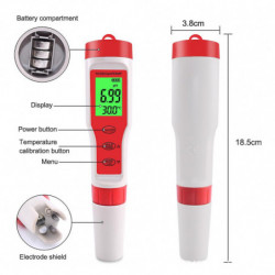 4 in 1 Multifunction PH Digital Water Tester Meter, Temp Monitor for Household Industry Hydrotherapy Hydroponics [...]