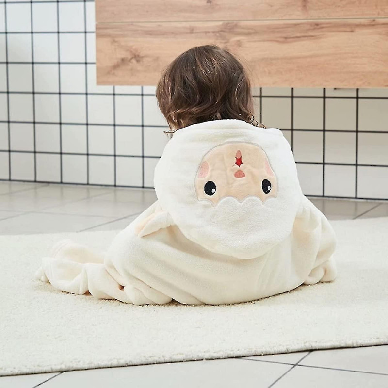 Bonnet de douche pour bébé avec couverture de casquette épaisse et serviette de douche à forte aspiration