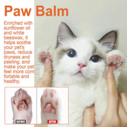 30g Pet Paw Balm, Moisturizing Paw Balm, Protects Dry Cracked Paws For Dogs Cats