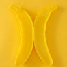 2pcs Lunch Box Holder Banana Protector Outdoor Travel Yellow Kitchen For Kid