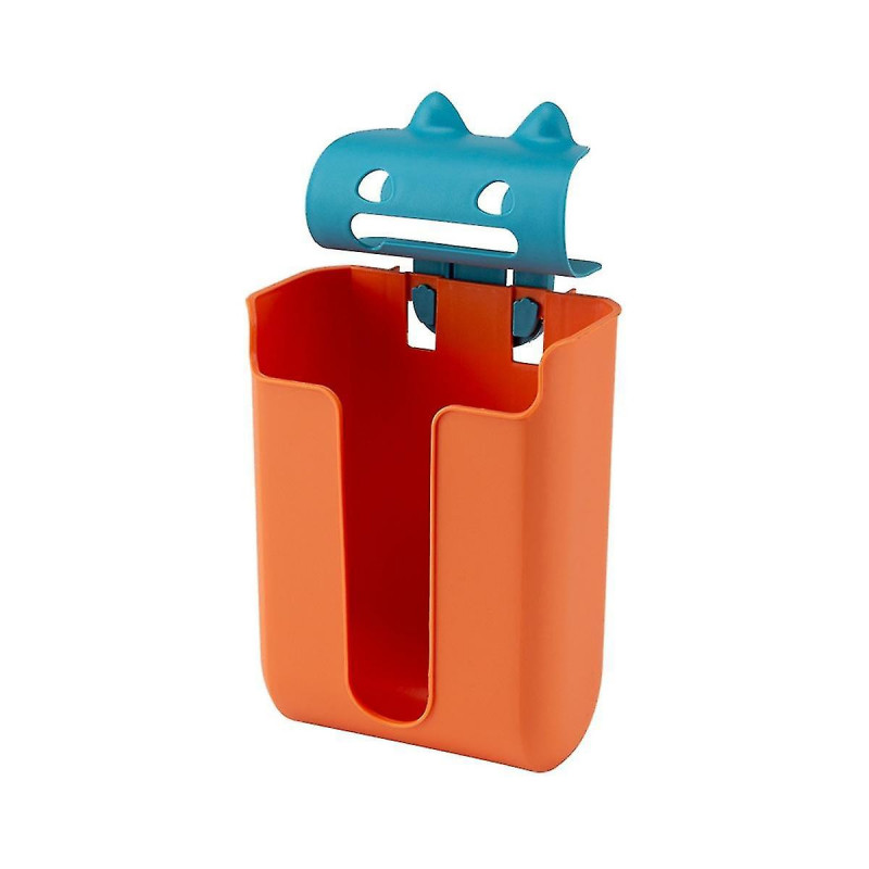 Simple Hole Free Cartoon Garbage Bag Storage Box Kitchen Garbage Bag Storage Box Shopping Bag Stora