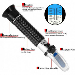 Salinity Refractometer, Salinity Measurement Tool for Seawater Aquarium Tank, Marine Market, Dual Scale (1.0-1.070 [...]