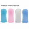 4pcs Soft Silicone Home Wear Resistant Dog Cat Pet Finger Toothbrush Dental Care