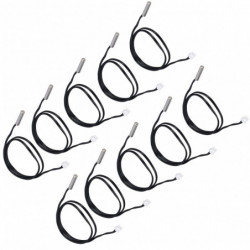 Sonde de température sonde NTC thermistance 10Pcs 5x25mm tête cylindrique 500mm 5K B3470