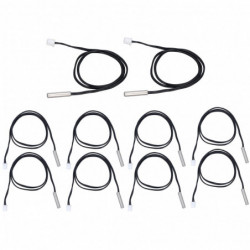 Sonde de température sonde NTC thermistance 10Pcs 5x25mm tête cylindrique 500mm 5K B3470