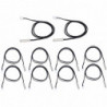 Sonde de température sonde NTC thermistance 10Pcs 5x25mm tête cylindrique 500mm 5K B3470