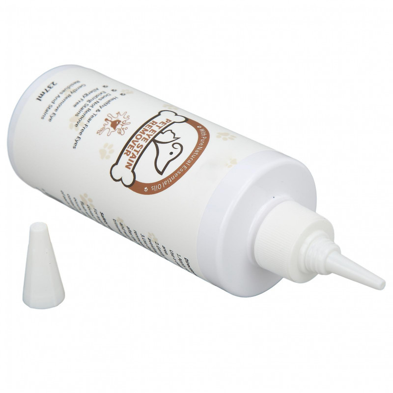 Pet Eye Tear Remover Cleansing Drops for Dogs and Cats 237ML to Remove Eye Dirt and Excrement